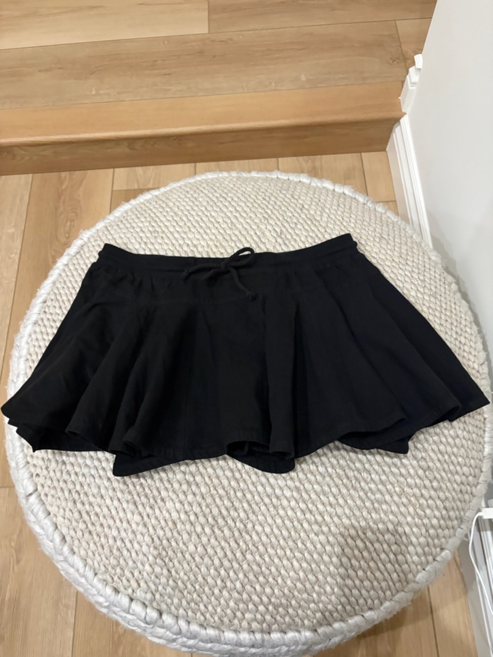 Anthropologie Daily Practice Courtside Mini Skirt Black Size Medium - Picture 4 of 11
